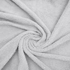 Kussenslopen teddy polyester grijs 60 x 70 cm, set van 2 met envelopsluiting voor de slaapkamer