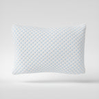 Hoofdkussen traagschuim versnipperd verstelbaar wit 50 x 70 cm, verkoelend, voor zij-, rug- en buikslapers
