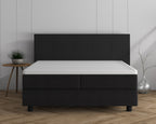 Hoeslaken topper double jersey katoen wit 160/180 x 200/220 cm, hoekhoogte 20 cm, voor toppers van 8–15 cm
