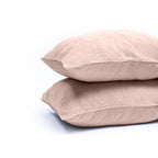 Kussenslopen teddy polyester roze 60 x 70 cm, set van 2 met enveloppsluiting voor de slaapkamer