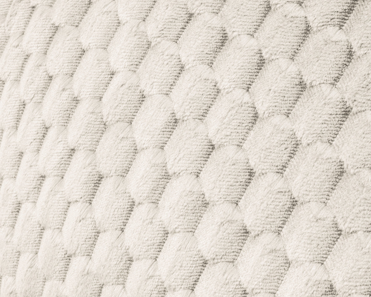Leeskussen met armleuningen polyester jacquardflanel crème 34 x 50 cm, met draaghandvat voor bed en bank