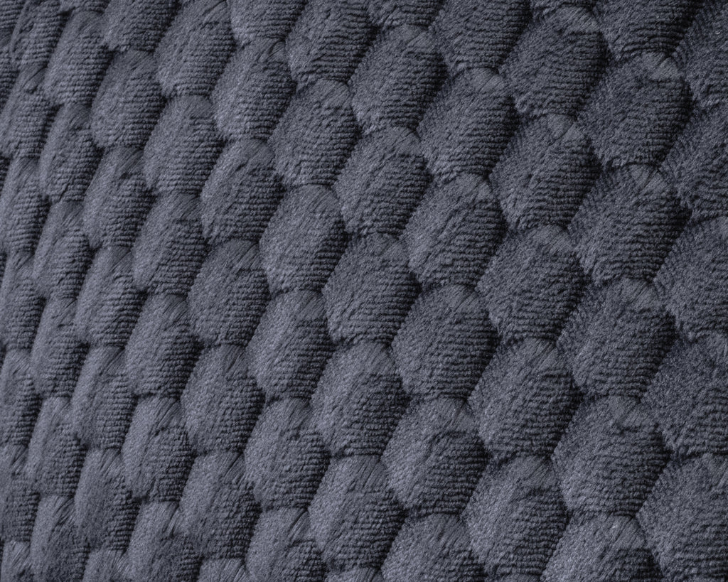 Leeskussen polyester jacquardflanel antraciet 34 x 50 cm, met armsteunen en draaghandvat