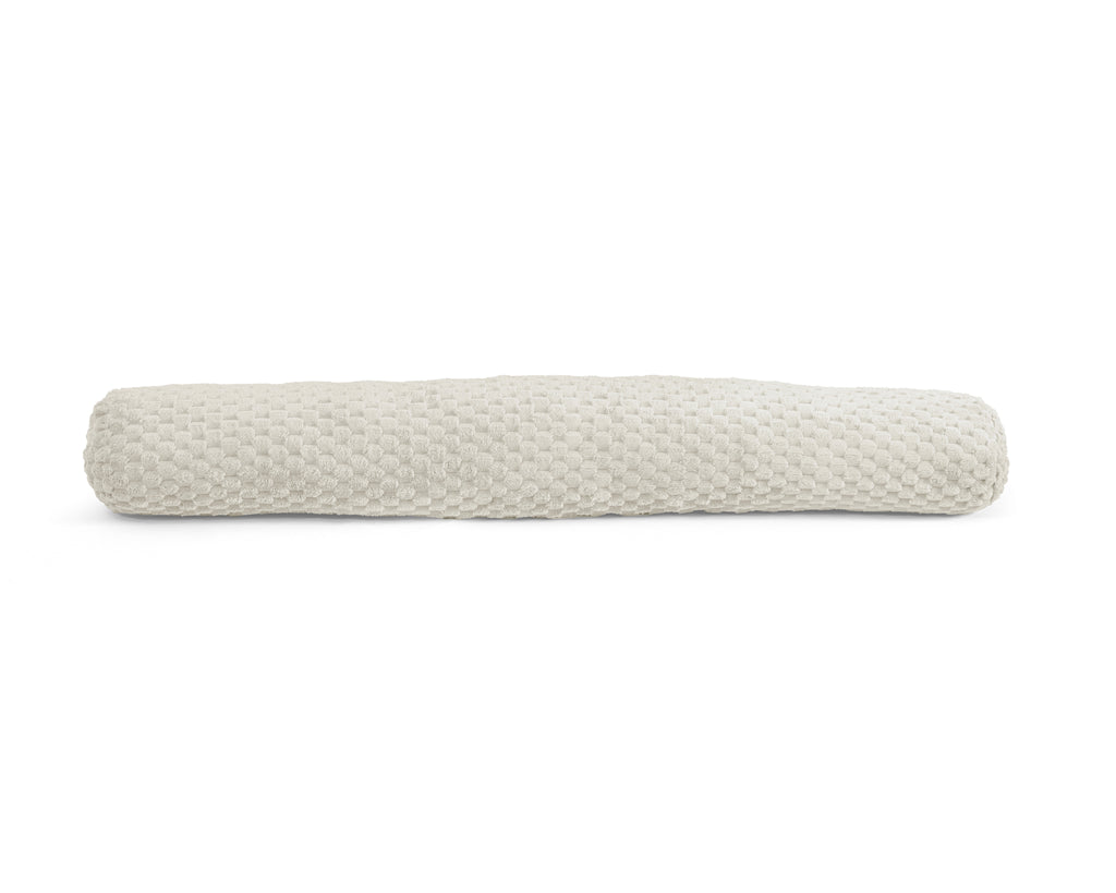 Bodykussen polyester crème 140 x 20 cm, afneembare hoes, voor in bed