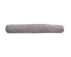 Bodykussen polyester taupe 140 x 20 cm, met afneembare wasbare hoes voor slaapkamer