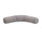 Bodykussen polyester taupe 140 x 20 cm, met afneembare wasbare hoes voor slaapkamer