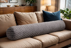 Bodykussen polyester taupe 140 x 20 cm, met afneembare wasbare hoes voor slaapkamer