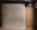 Hoeslaken velvet polyester taupe/grijs 140 x 200 cm, hoekhoogte 30 cm, voor de slaapkamer