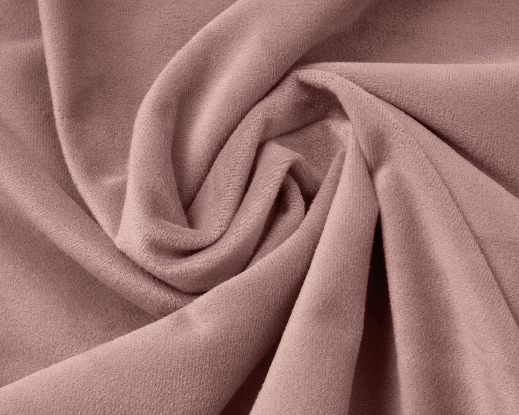 Hoeslaken velours polyester oudroze 90 x 200 cm, hoekhoogte 30 cm, strijkvrij voor de slaapkamer