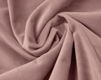 Hoeslaken velours polyester oudroze 90 x 200 cm, hoekhoogte 30 cm, strijkvrij voor de slaapkamer