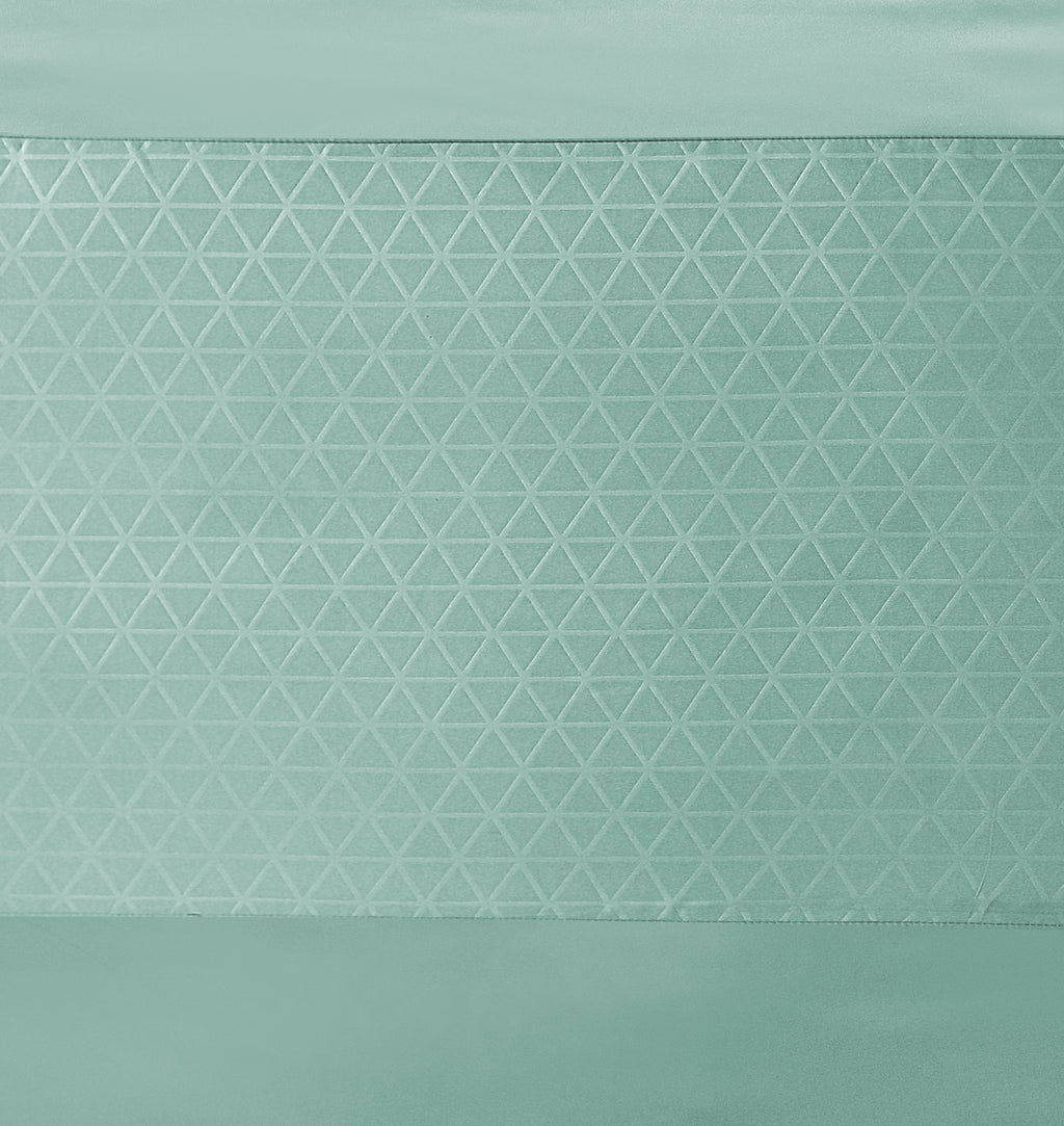 Dekbedovertrek microvezel Berlin Embossed mintgroen 200 x 220 cm, met kussensloop 60 x 70 cm