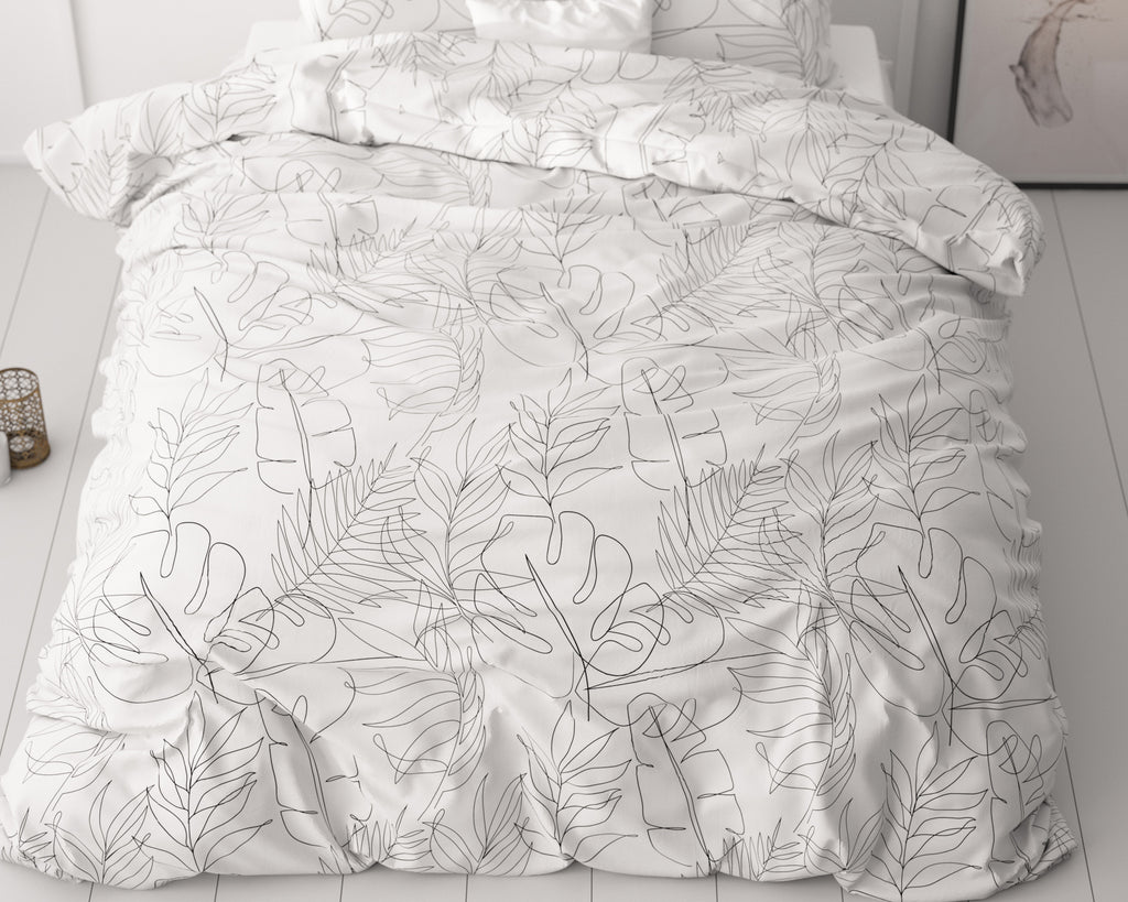 Dekbedovertrek micropercale microvezel 240 x 220 cm, met kussenslopen 60 x 70 cm, kleurvast en antiallergisch