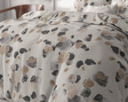 Dekbedovertrek Spotty zand met stippenprint 240 x 220 cm voor de slaapkamer
