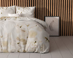 Dekbedovertrek Nature crème met bloemenprint 200 x 200/220 cm, voor de slaapkamer