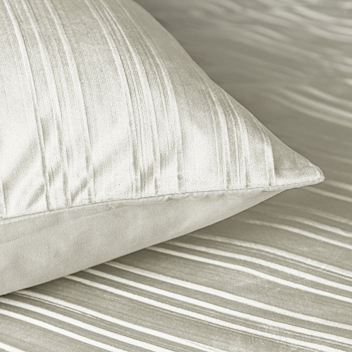 Dekbedovertrek fluweel polyester effen beige 200 x 220 cm, met 2 kussenslopen
