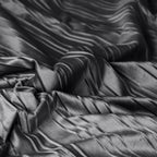 Dekbedovertrek fluweel velvet polyester zwart 240 x 220 cm, met 2 kussenslopen voor de slaapkamer