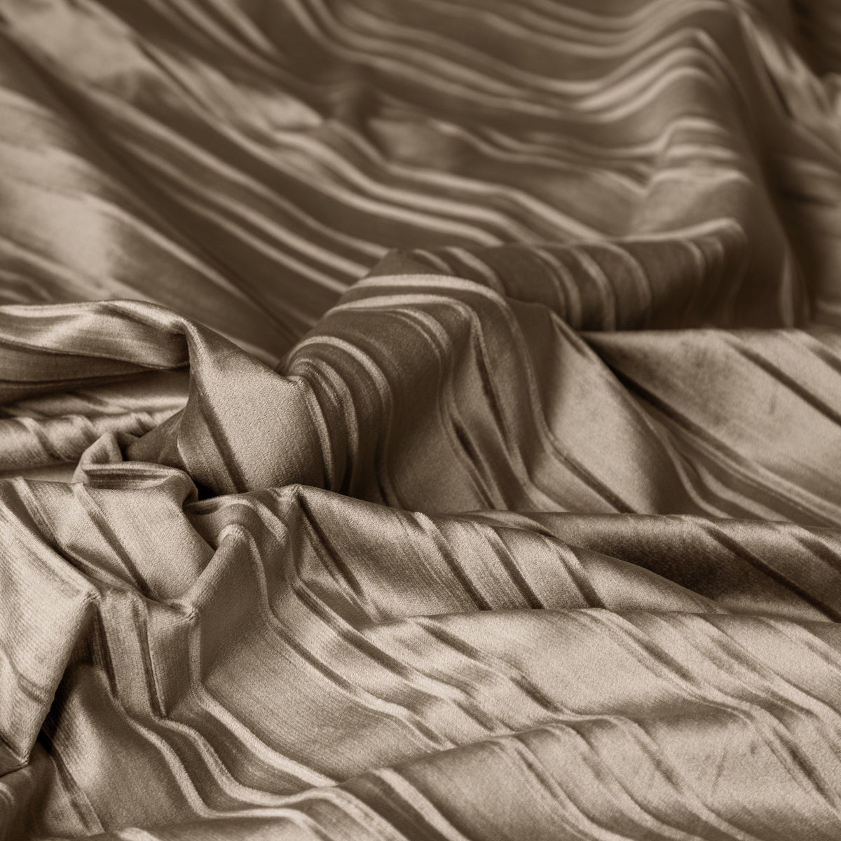 Dekbedovertrek fluweel taupe effen 140 x 220 cm, met 1 kussensloop voor de slaapkamer
