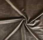 Dekbedovertrek fluweel effen taupe 140 x 220 cm, met 1 kussensloop 60 x 70 cm