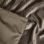 Dekbedovertrek fluweel effen taupe 240 x 220 cm, set met 2 kussenslopen 60 x 70 cm voor de slaapkamer