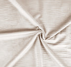 Dekbedovertrek fluweel crème 140 x 220 cm, met 1 kussensloop 60 x 70 cm