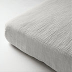 Hoeslaken katoen mousseline crème 140 x 200 cm, hoekhoogte 30 cm, voor matras en boxspring