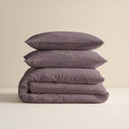 Dekbedovertrek katoen Dreamscape paars 240 x 220 cm, met 2 kussenslopen 60 x 70 cm