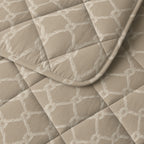 Lazy dekbed all-in-one polyester microvezel Venzo zand 140 x 220 cm, met 1 kussensloop 60 x 70 cm