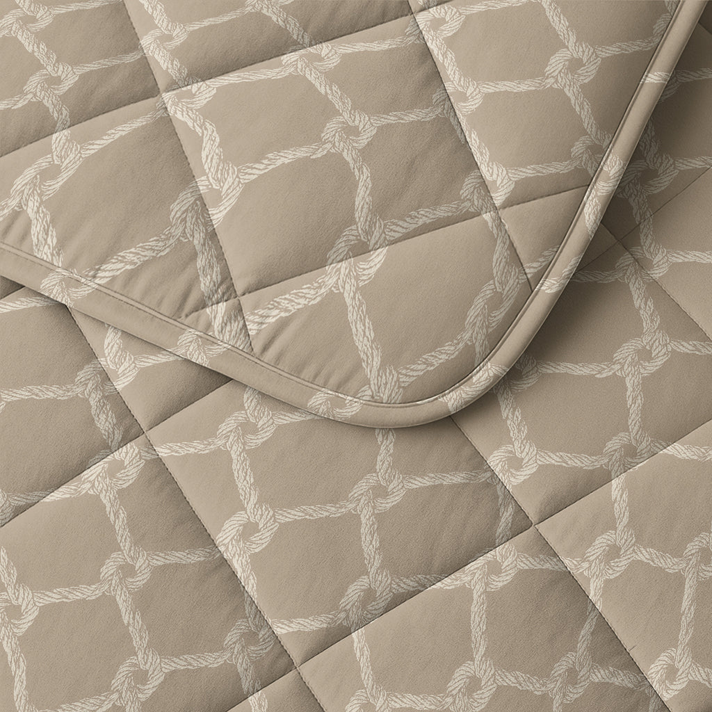 Lazy dekbed Venzo polyester microvezel zand 240 x 220 cm, met 2 kussenslopen 60 x 70 cm