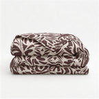 Lazy dekbed alles-in-één polyester microvezel bruin Denzo 240 x 220 cm, met 2 kussenslopen 60 x 70 cm
