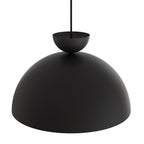Hanglamp gepoedercoat staal industrieel Lunaro zwart Ø 40 cm, verstelbare hoogte