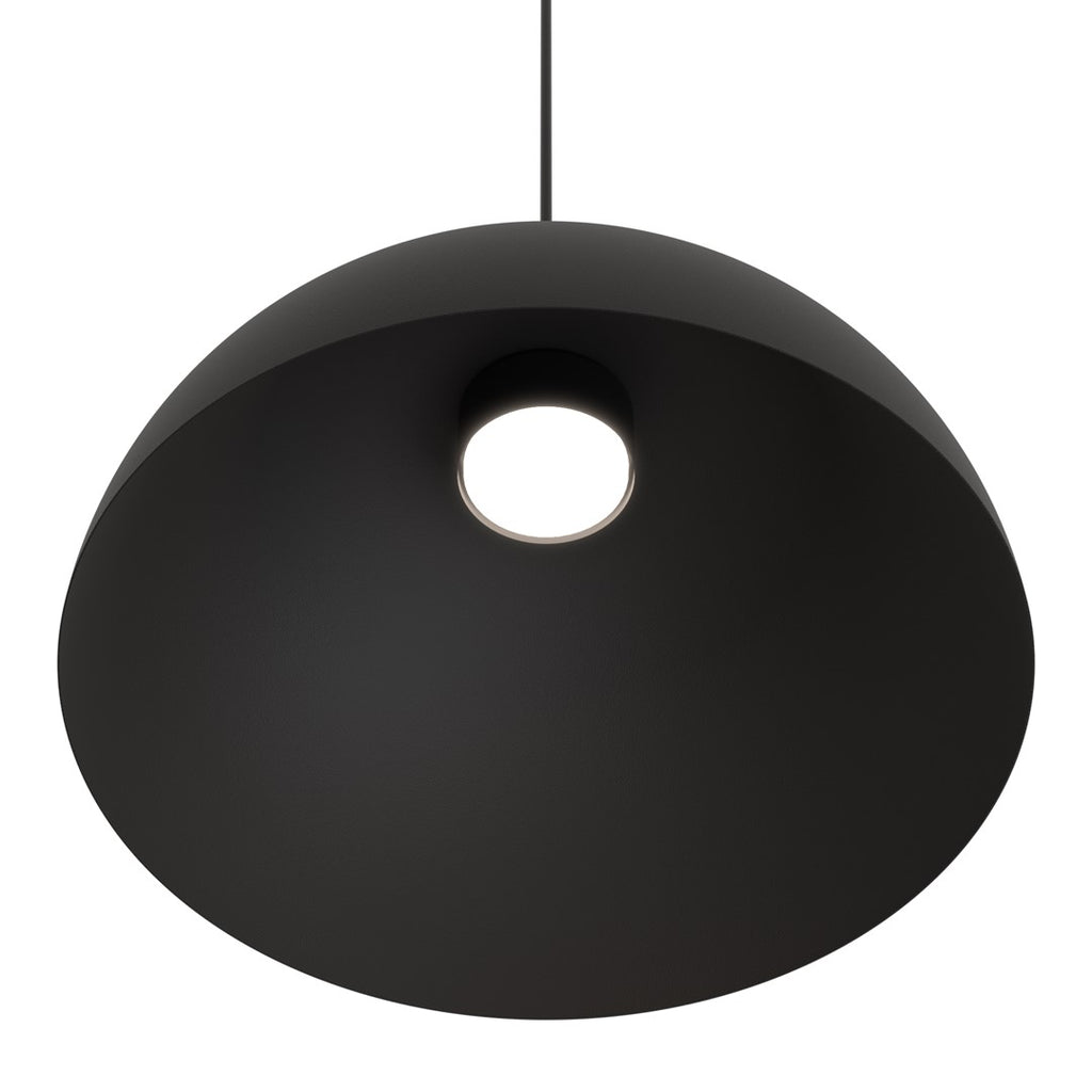 Hanglamp gepoedercoat staal industrieel Lunaro zwart Ø 40 cm, verstelbare hoogte