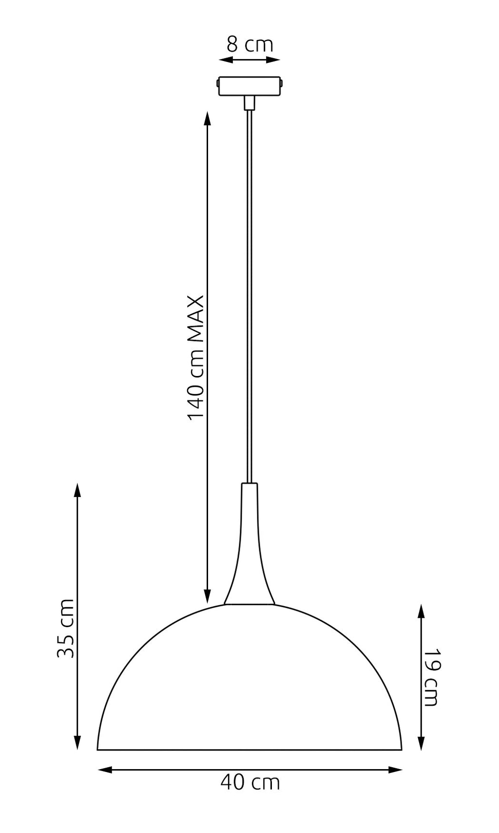 Hanglamp gepoedercoat staal en hout Nautica, zwart, Scandinavisch, 40 x 40 cm, woonkamer en eetkamer
