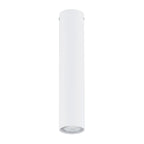 Plafondlamp gepoedercoat staal minimalistisch Tecno wit Ø 6 x 30 cm, voor woon-, slaap- en werkruimte