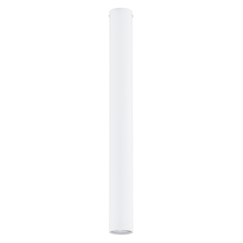 Plafondlamp spot gepoedercoat staal minimalistisch wit Ø 6 x 60 cm, voor woonkamer, hal en keuken