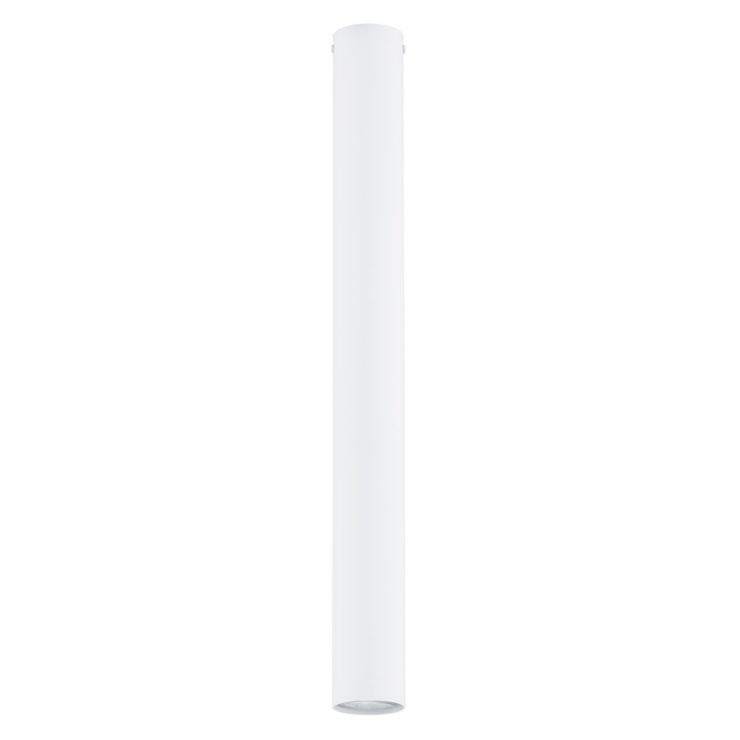 Plafondlamp spot gepoedercoat staal minimalistisch wit Ø 6 x 60 cm, voor woonkamer, hal en keuken