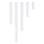 Plafondlamp spot gepoedercoat staal minimalistisch wit Ø 6 x 60 cm, voor woonkamer, hal en keuken