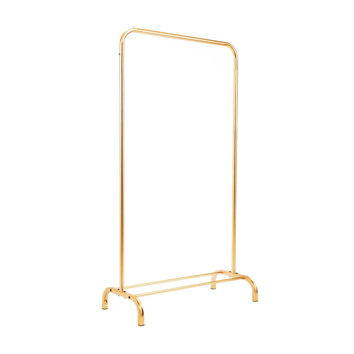 Kledingrek metaal goudkleurig 80 x 40 x 150 cm, voor kleding in huis of showroom
