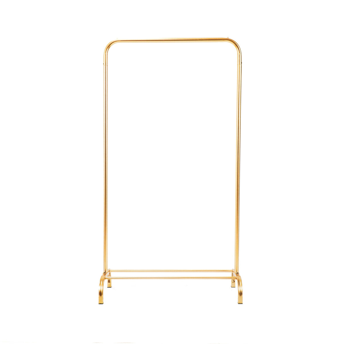 Kledingrek metaal goudkleurig 80 x 40 x 150 cm, voor kleding in huis of showroom