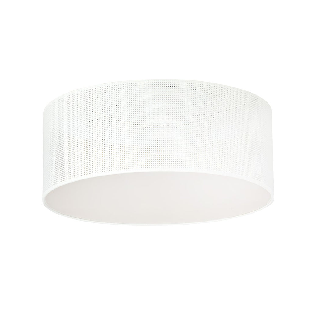 Plafondlamp staal industrieel Aston 3 wit met goud, Ø 50 cm, 3 fittingen E27 voor woonkamer en eetkamer