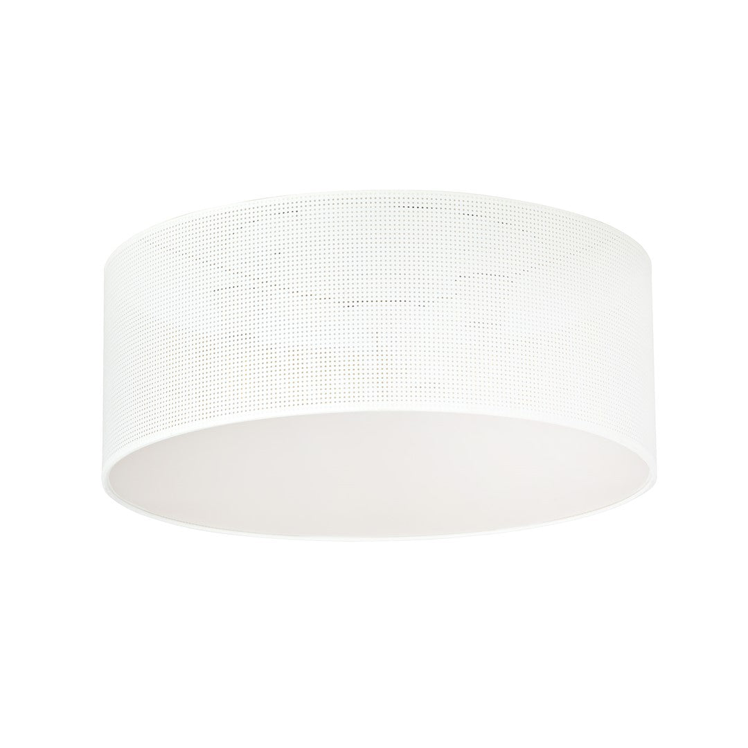 Plafondlamp staal industrieel Aston 3 wit met goud, Ø 50 cm, 3 fittingen E27 voor woonkamer en eetkamer