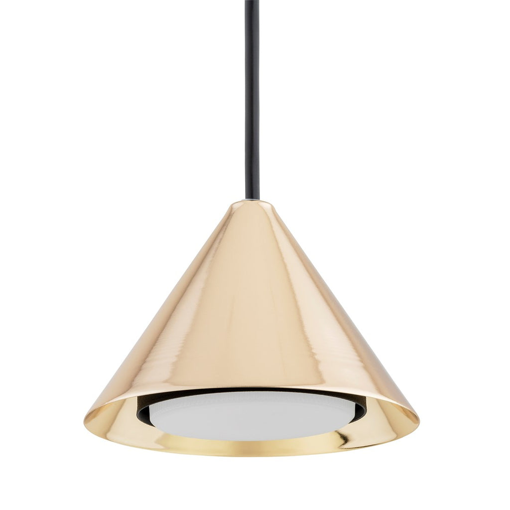 Hanglamp gepoedercoat staal Elit, minimalistisch, zwart en goud, 3 lichtpunten, 70 x 100 cm, woonkamer, eetkamer en hal