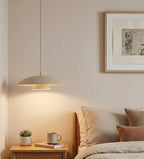 Hanglamp gepoedercoat staal Babel Scandinavisch beige Ø 30 cm, voor eettafel en keukeneiland
