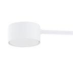Hanglamp gepoedercoat staal Scandinavisch wit 70 x 100 cm, voor eettafel, keuken en woonkamer