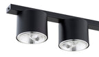 Plafondlamp gepoedercoat staal minimalistisch Nano zwart, 4 lichtpunten – 90 cm