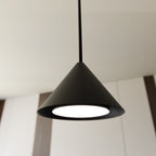 Hanglamp gepoedercoat staal Elit minimalistisch zwart, 6 lichtpunten, 116 cm breed, voor eettafel