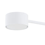 Hanglamp gepoedercoat staal Scandinavisch wit 70 x 100 cm, 6 GX53-fittingen, in hoogte verstelbaar