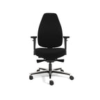 Bureaustoel ergonomisch Mirage-stoffering zwart Therapod X Standaard, 3D-armleggers en schuifzitting