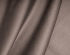 Topper hoeslaken katoensatijn taupe 180 x 220 cm, hoekhoogte 15 cm, voor de slaapkamer