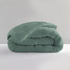 Dekbed met overtrek in één (lazy dekbed) microvezel Dorian groen 240 x 220 cm, met 2 kussenslopen