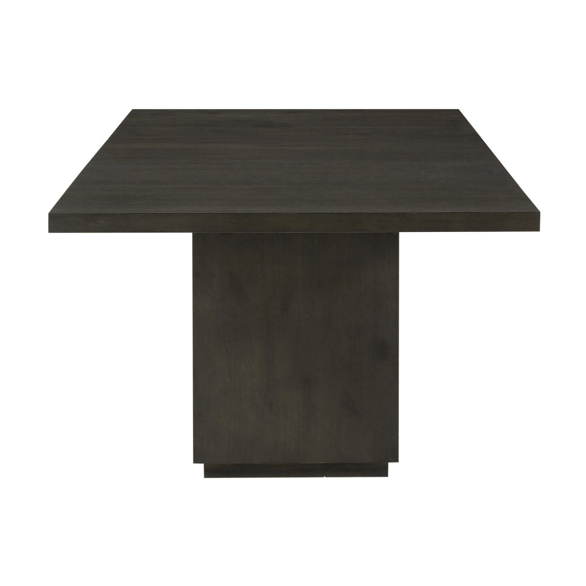 Eettafel uitschuifbaar acacia hout Oxford basaltgrijs 183/241 x 99 cm, rechthoekig voor de eetkamer