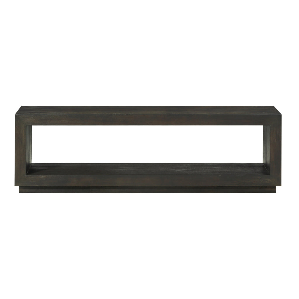 Eetbank acaciahout Oxford basaltgrijs 152 x 36 x 46 cm voor eetkamer